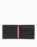 Tommy Hilfiger Corp Business Extra CC and Coin Erkek Cüzdan Black