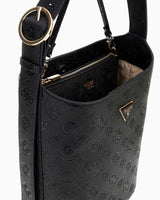 Guess Cresidia II Bucket Kadın El Çantası Black Logo