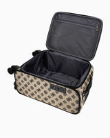 Guess 18 In 8-Wheeler Desenli Kabin Boy Valiz Black Logo