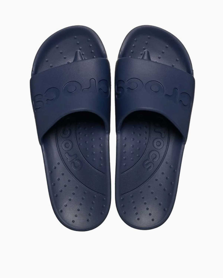 Crocs Slide Logolu Erkek Terlik Navy