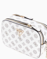 Guess Noelle Zincir Detaylı Çapraz Askılı Çanta White Logo