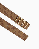 Guess Reversible Tokalı Kemer Latte Logo Multi