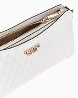 Guess Betula Zincir Detaylı Parlak Omuz Çantası White