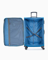 Pierre Cardin Büyük Boy Kumaş Valiz Mavi