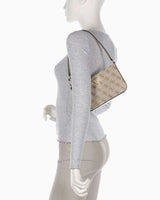 Guess Twiller Mini Top Shoulder Bag Omuz Çantası Gold Logo