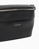 Calvin Klein Raised Logo Erkek Bel Çantası Black