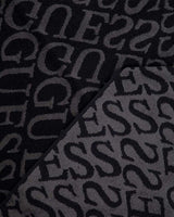 Guess New Towel Desenli Plaj Havlusu Black