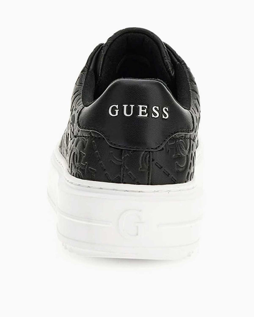 Guess Denesa Cupsole Kabartma Desenli Sneakers Black