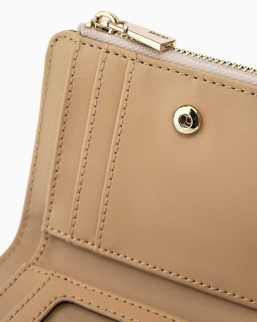 Guess Zarela Logolu Mini Cüzdan Orange Fluo