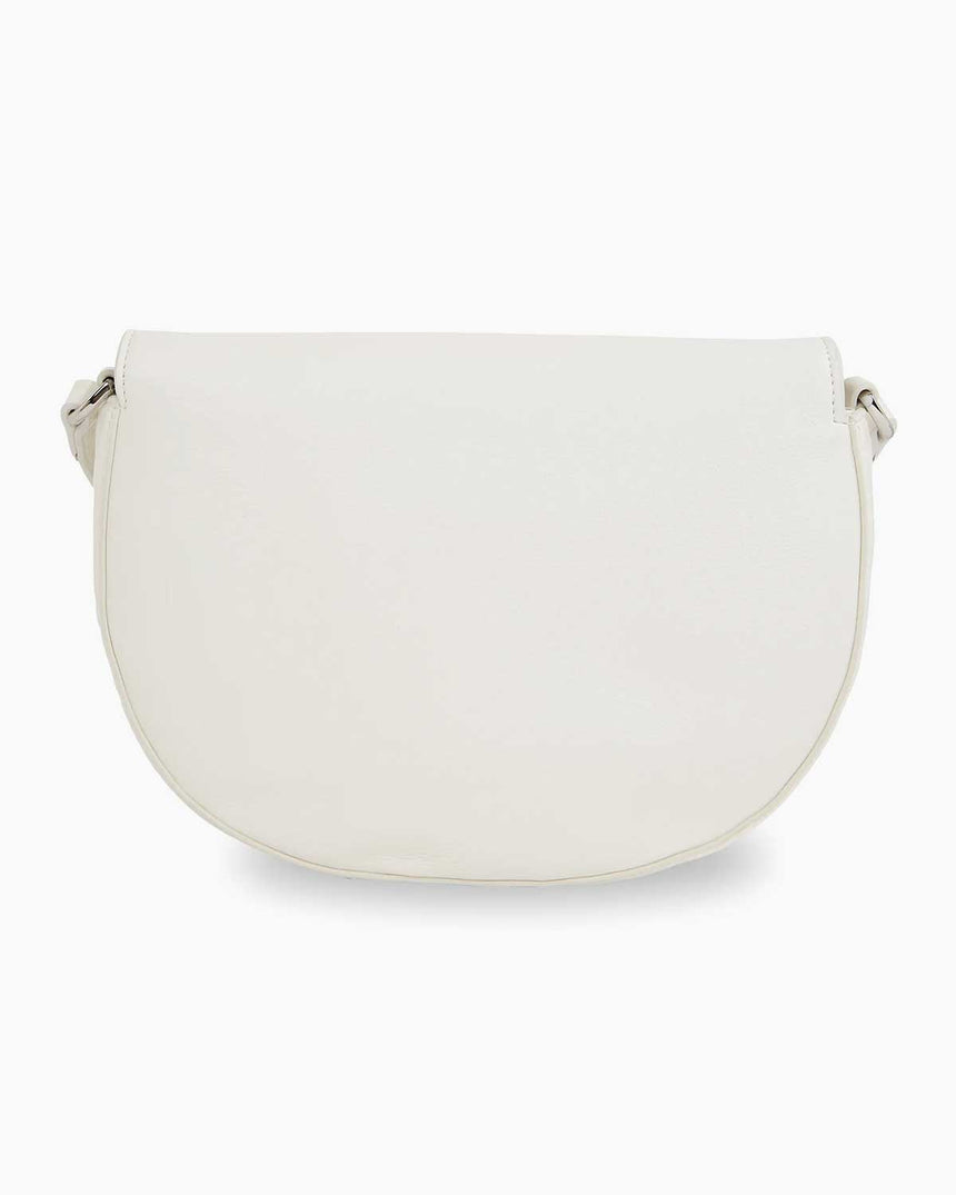 Calvin Klein Daily Saddle Pebble Çapraz Askılı Çanta Bright White