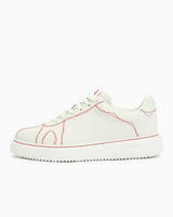 Camper Twins İp Desenli Deri Sneakers Beyaz