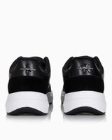 Calvin Klein Retro Tennis Low Laceup Mtl Erkek Sneaker Black/S Black/Eggshell