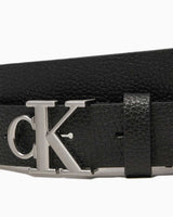 Calvin Klein Mono Plaque Fixed Belt Kemer Black