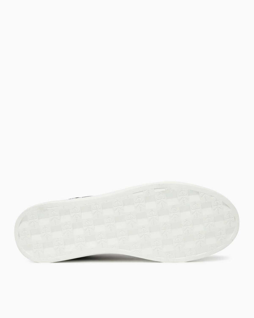 Calvin Klein Rome Klasik Çubuk Taban Kadın Mono Logo Kadın Sneaker Black/Bright White