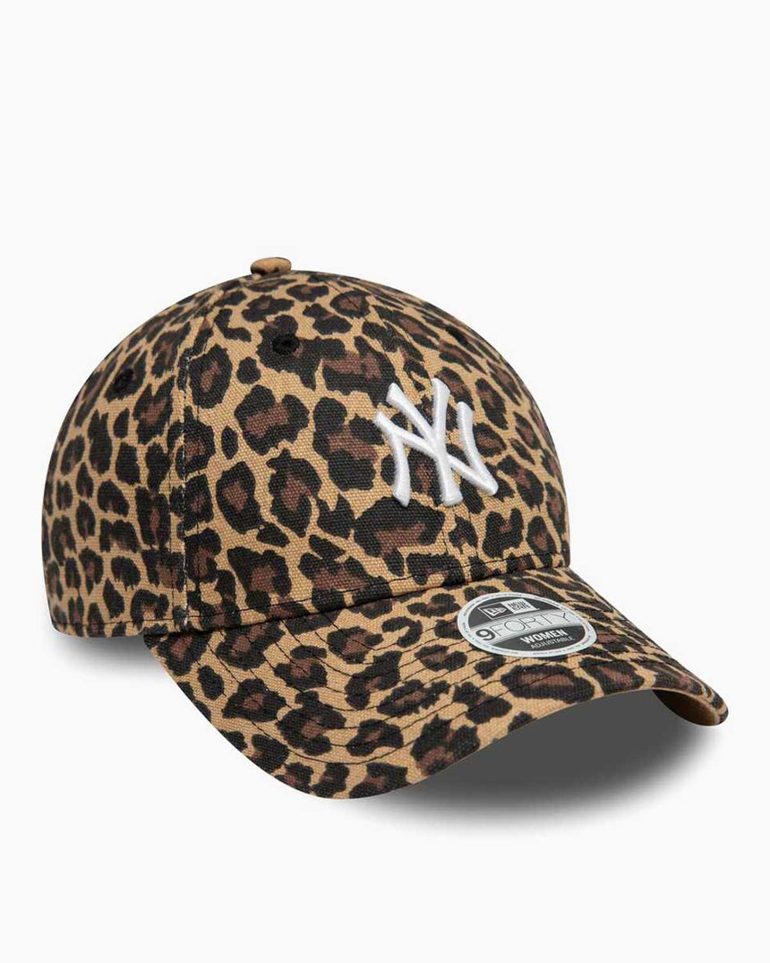 New Era 940 Leopard 9Forty NY Kadın Şapka Siyah
