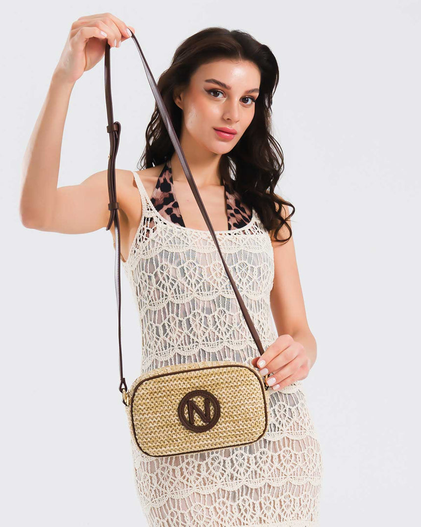 Nautica Omuz Çantası Bej - Açık Kahve