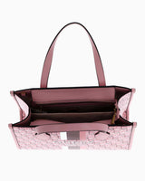 Guess Silvana 2 Compartmen El Çantası Apricot Rose Logo