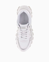 Guess Logolu Running Sneaker White - Silver