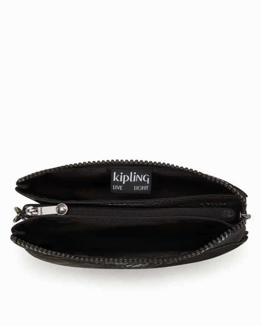 Kipling Creativity L Future Glam + Cüzdan Jet Black