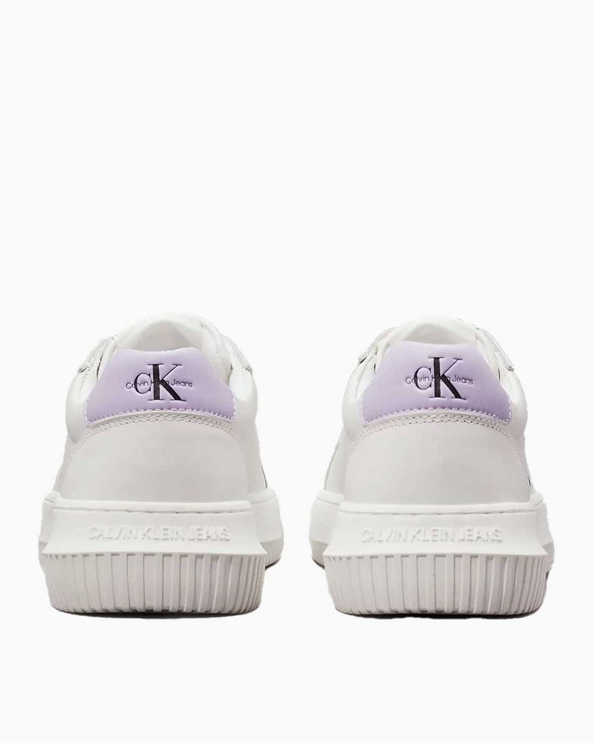 Calvin Klein Chunky Chunky Laceup Kadın Sneaker Bright White/Pastel Lilac