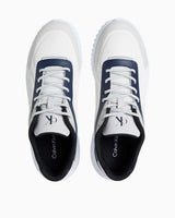 Calvin Klein Eva Runner Low Sneaker Bright White/Calvin Navy/Silver