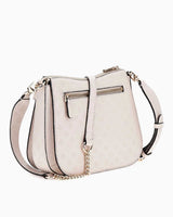 Guess Arlenal Logo Crossbody Çapraz Askılı Çanta Taupe Logo