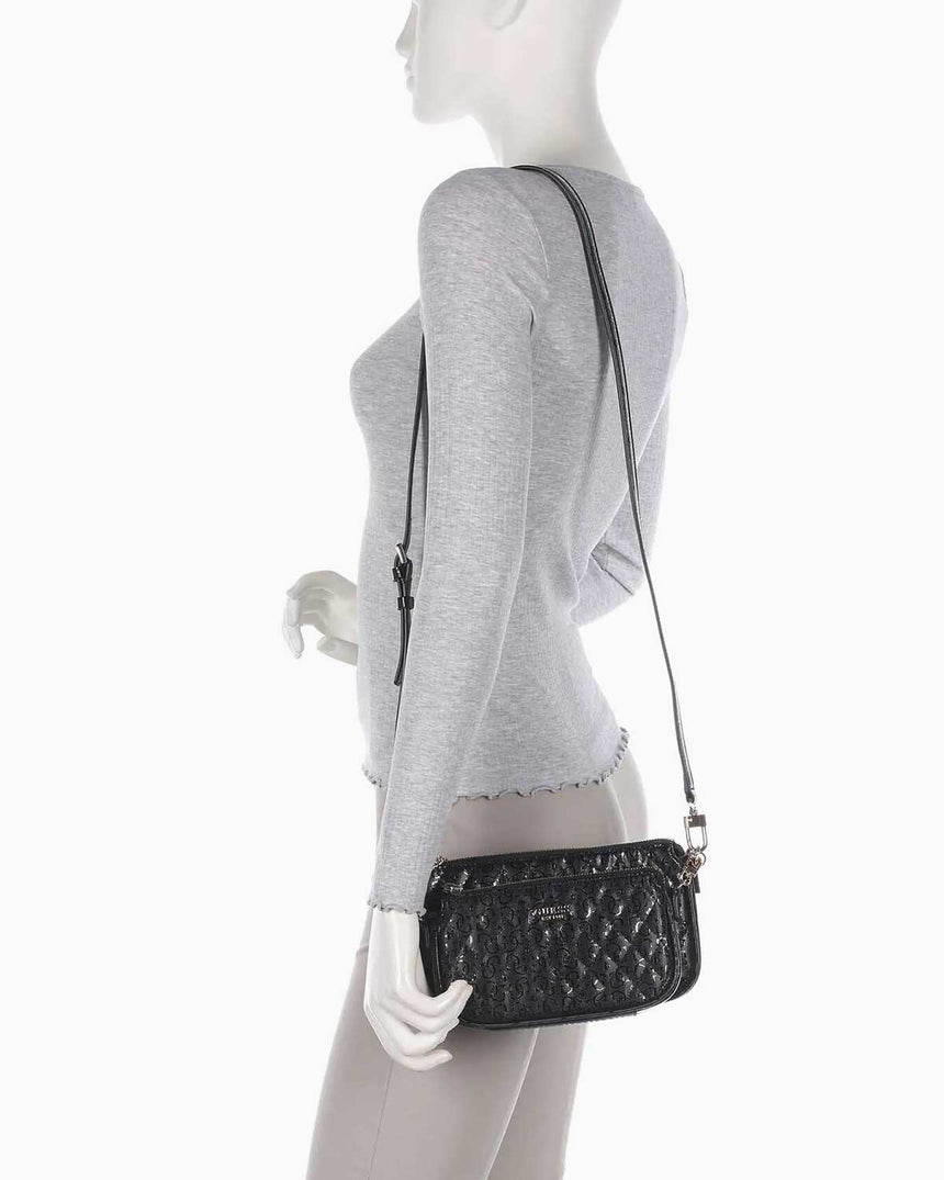 Guess Small Zincir Detaylı Çapraz Askılı Çanta Black