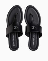 Calvin Klein Flat Espadrilles Toepost Terlik Triple Black