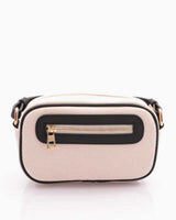 Nautica Mini Cüzdanlı Çapraz Askılı Çanta Bej - Siyah