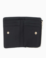 Guess Arlena Logo Zip Around Medium Cüzdan Black Logo