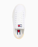 Tommy Hilfiger Flatform Canvas Sneaker Ecru