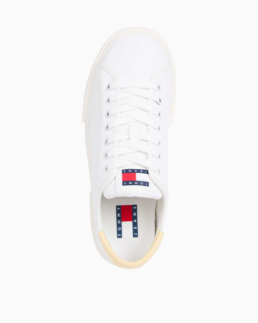 Tommy Hilfiger Flatform Canvas Sneaker Ecru