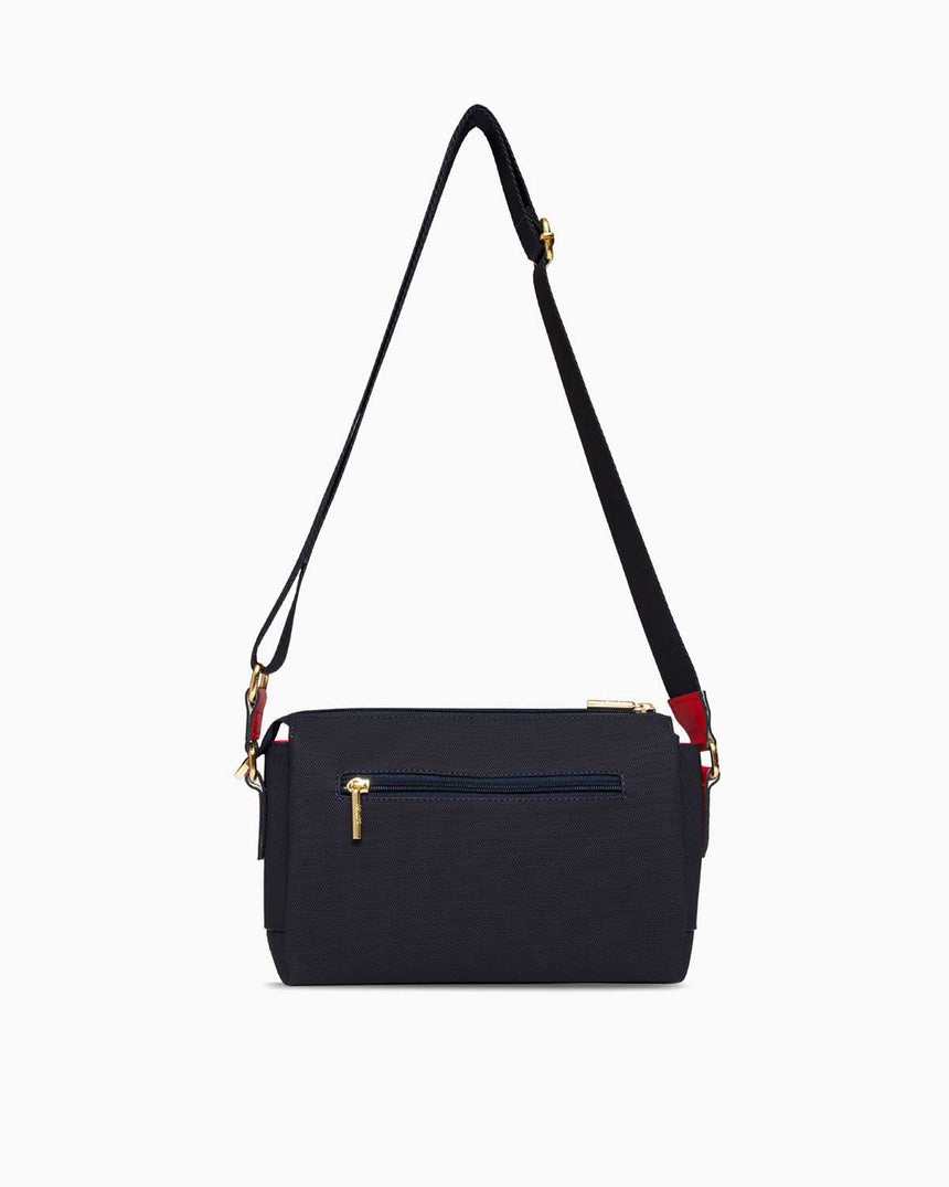 Us Polo Assn Logolu Çapraz Askılı Çanta Lacivert - Kırmızı
