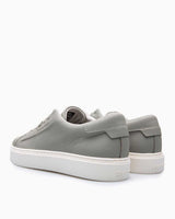 Calvin Klein Low Top Lace Up Deri Erkek Sneaker Smog Grey