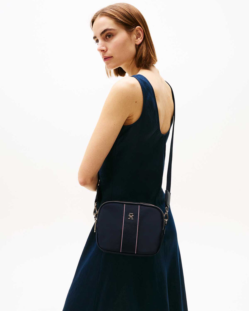 Tommy Hilfiger Poppy Corp Camera Bag Space Blue Corp