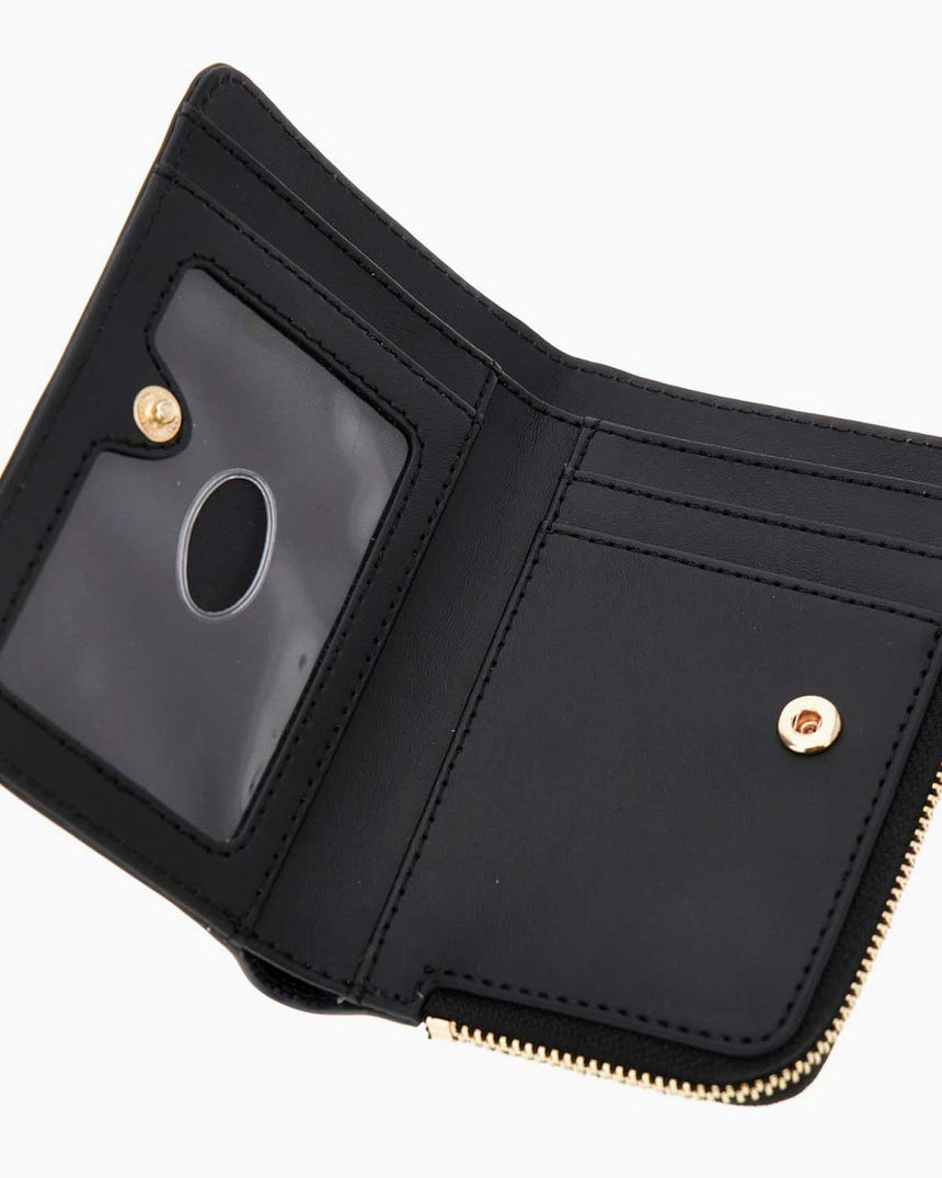 Guess Bolena Fermuarlı ve Karlık Bölmeli Kadın Cüzdan Black