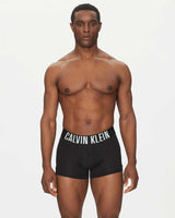 Calvin Klein Trunk Underwear Logolu Boxer Black / White