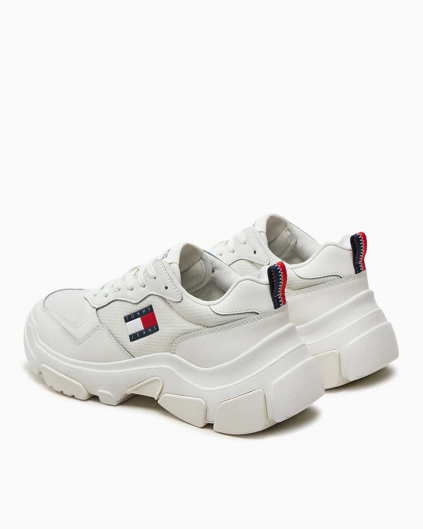 Tommy Hilfiger Lightweight Hybrid Runner Sneaker Ecru