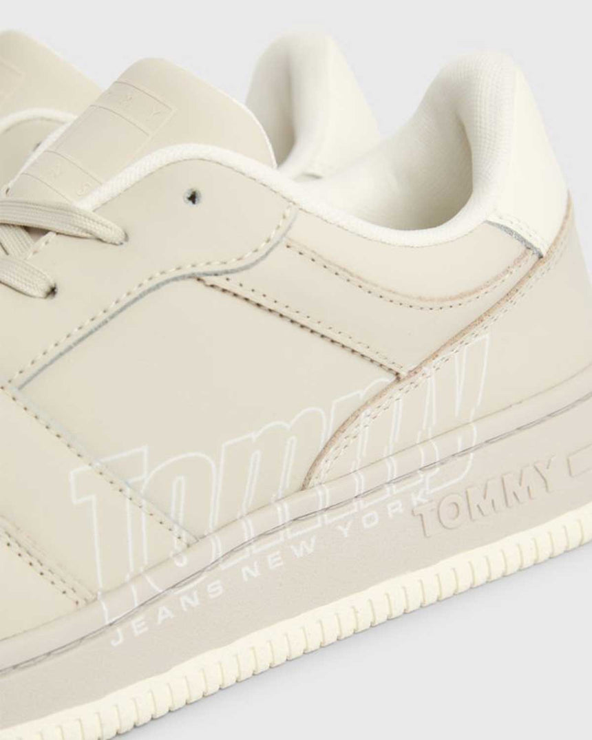 Tommy Hilfiger Retro Basket Cupsole Sneaker Beige