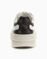 Guess Elba Logolu Sneaker White Brown Ocra