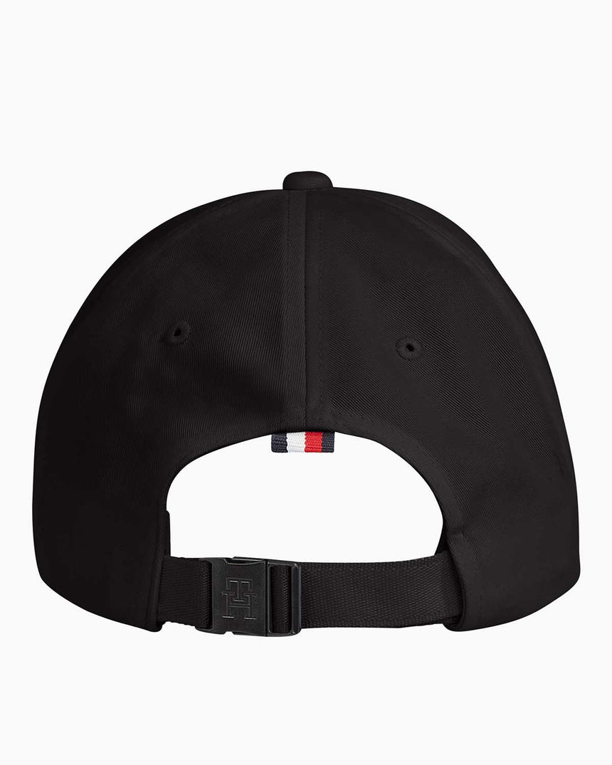 Tommy Hilfiger Logolu 6 Panel Şapka Black