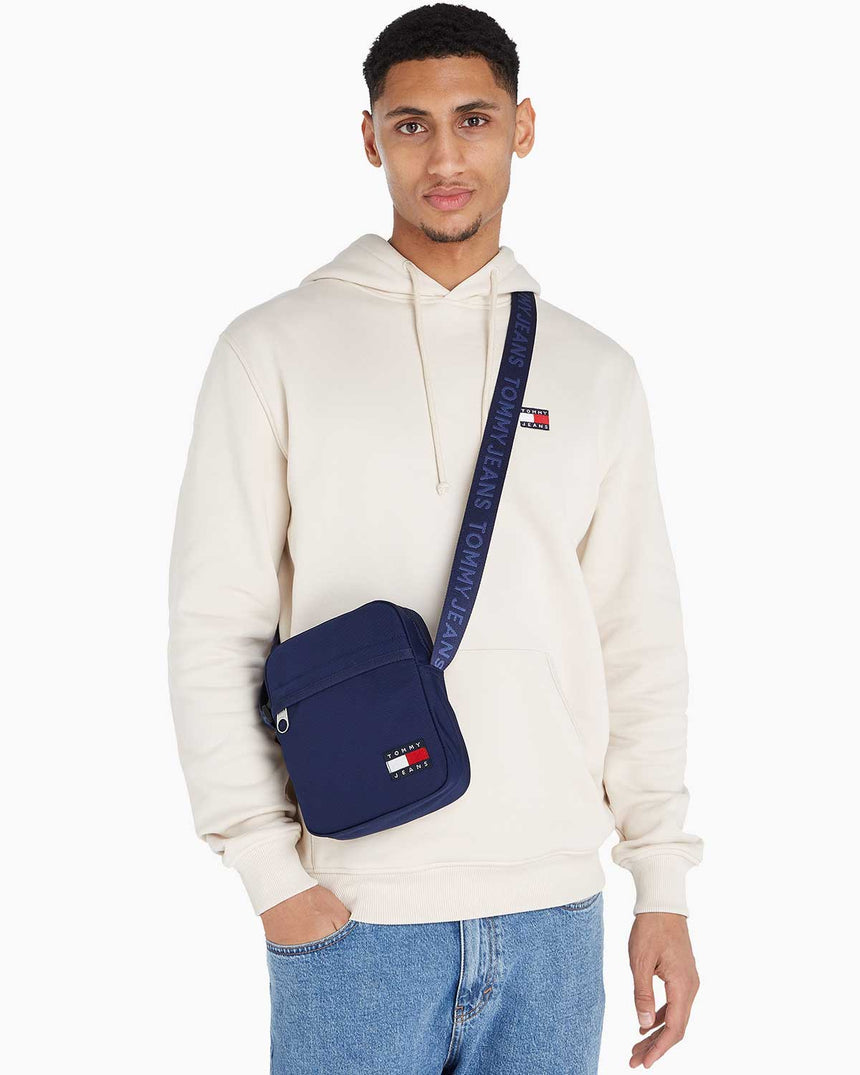 Tommy Hilfiger Ess Daily Sportwear Askı Logo Detaylı Çapraz Askılı Çanta Yale Navy
