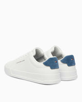 Tommy Hilfiger Court Detail Essential Sneaker White/Agean Sea