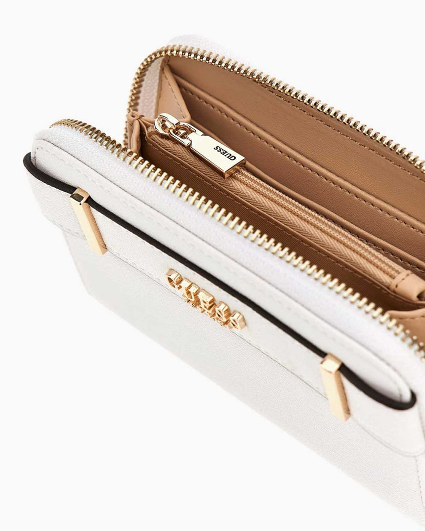 Guess Anadela Medium Logolu Cüzdan White