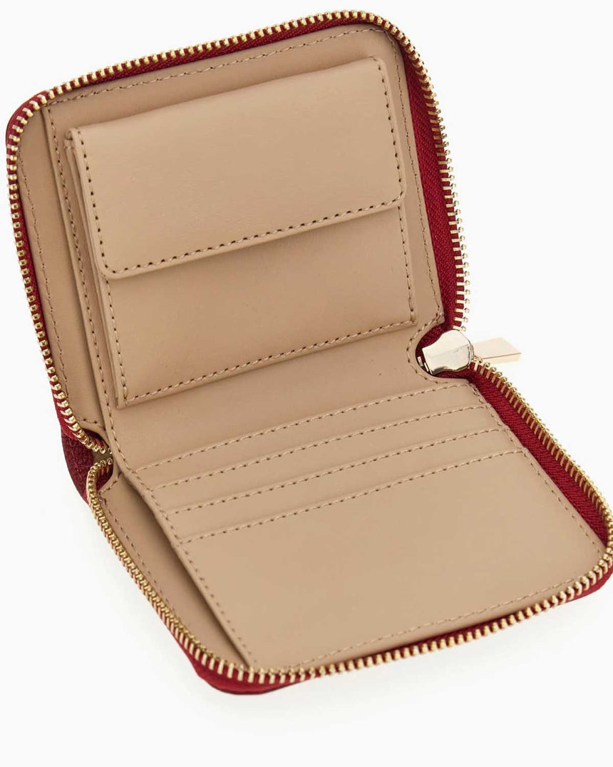 Guess Laurel Gregoria Fermuarlı Küçük Boy Kadın Cüzdan Red