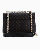 Guess Emilee Zincirli Mini Çapraz Askılı Çanta Mocha Logo