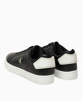 Calvin Klein Rome Yama Detaylı Topuk Erkek Sneaker Black/Bright White