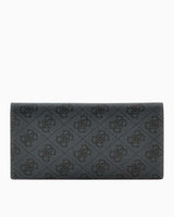 Guess Noreen Card Holder Monogram Cüzdan Coal Logo