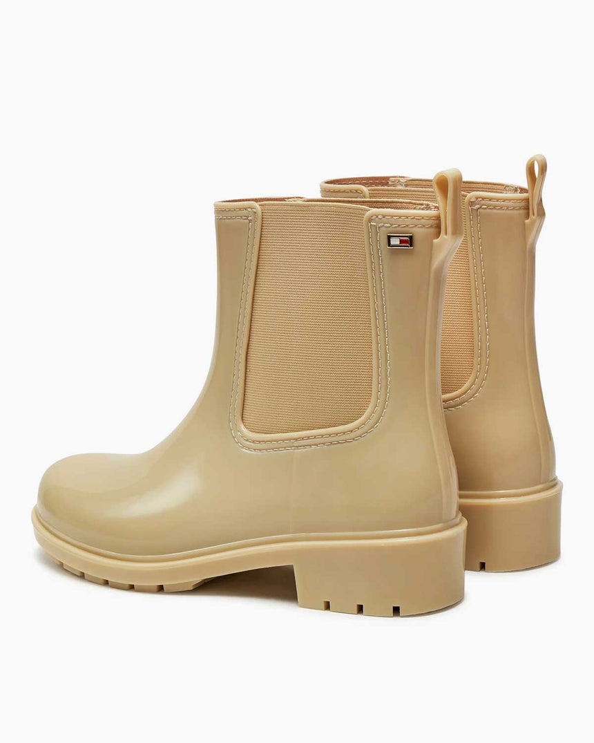 Tommy Hilfiger Flag Rugan Rainboot Beige