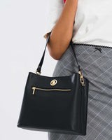 Us Polo Assn Fermuar Detaylı El Çantası Siyah